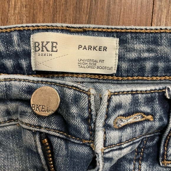 Parker Blue Straight Leg Jeans Versatile Denim - Picture 2 of 3